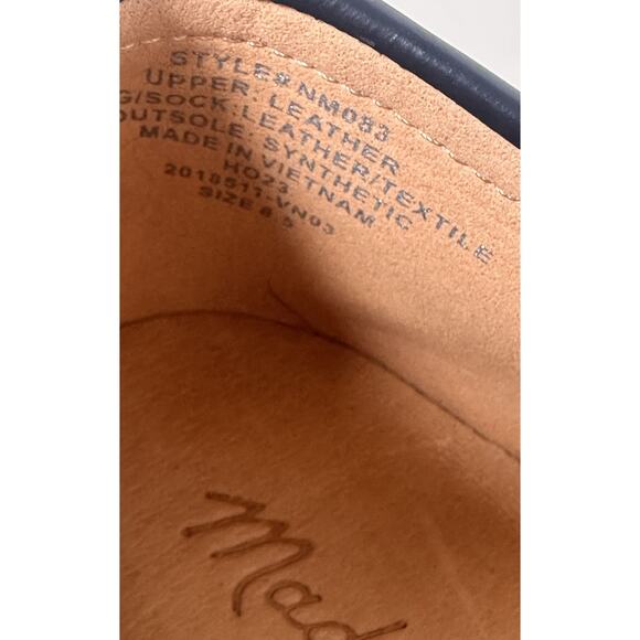 Madewell The Vernon Loafer True Black Sz 8.5 Worn 1X Preppy Career Academia Chic - Picture 10 of 16